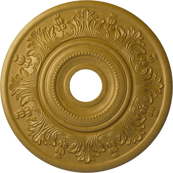 Ekena Millwork Vienna Ceiling Medallion (Fits Canopies up to 6 1/2"), 20"OD x 3 1/2"ID x 1 1/2"P, Pharaohs Gold CM20VIPGS - main